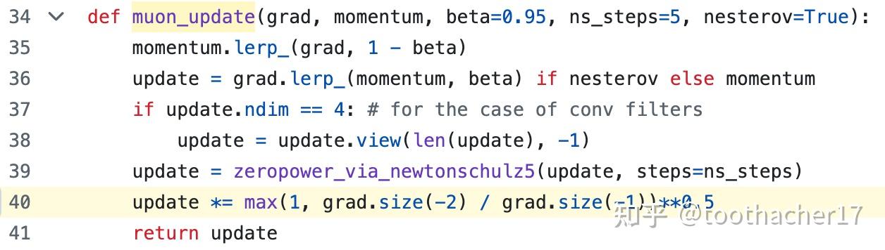 Keller’s muon update method for adjusting LR on the hidden matrix.