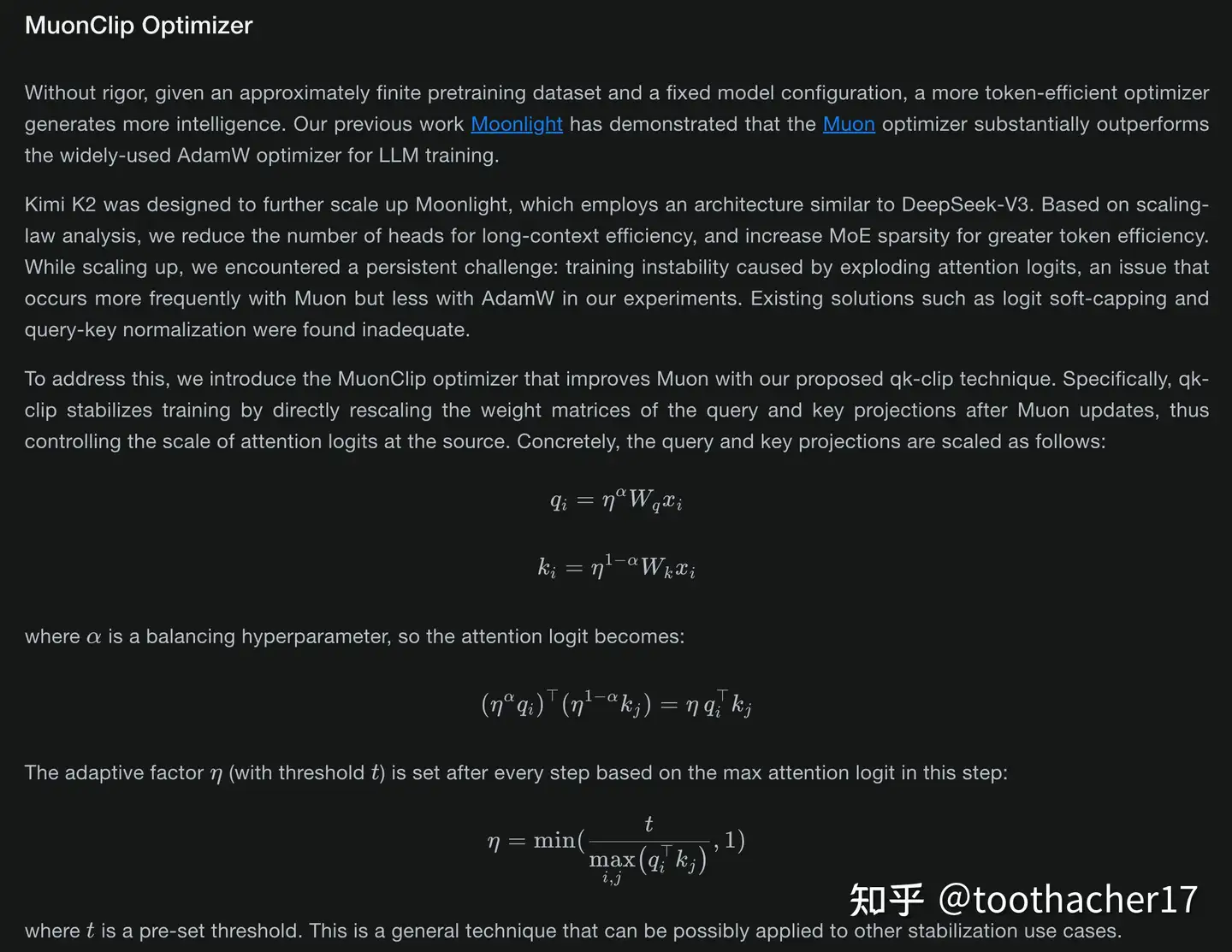 Moonshot’s <code>muonclip</code>.